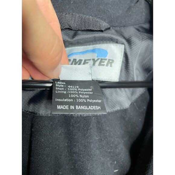 Obermeyer Women's Quilted Jacket Size 12 Black Aspen 2005 Apres Ski Light Weight - Picture 4 of 8